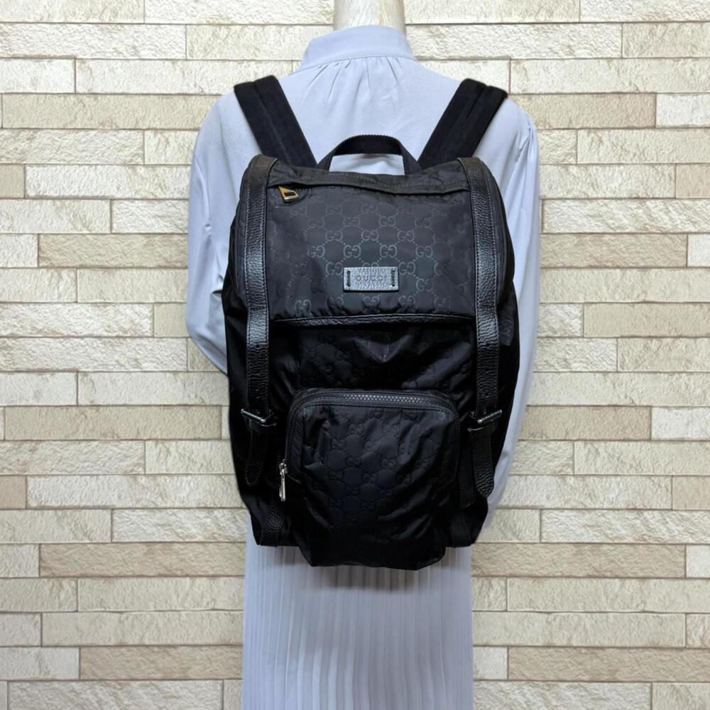 GUCCI Authentic Black Backpack - Picture 2 of 10
